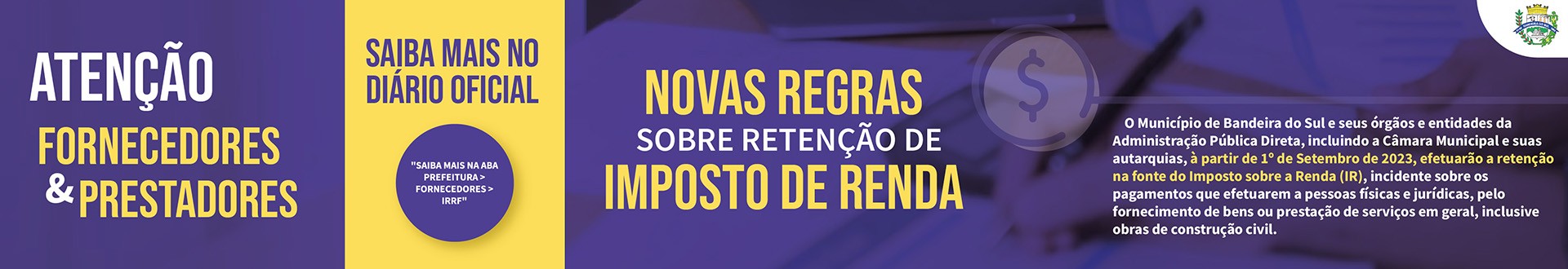 IRF - FORNECEDORES E PRESTADORES