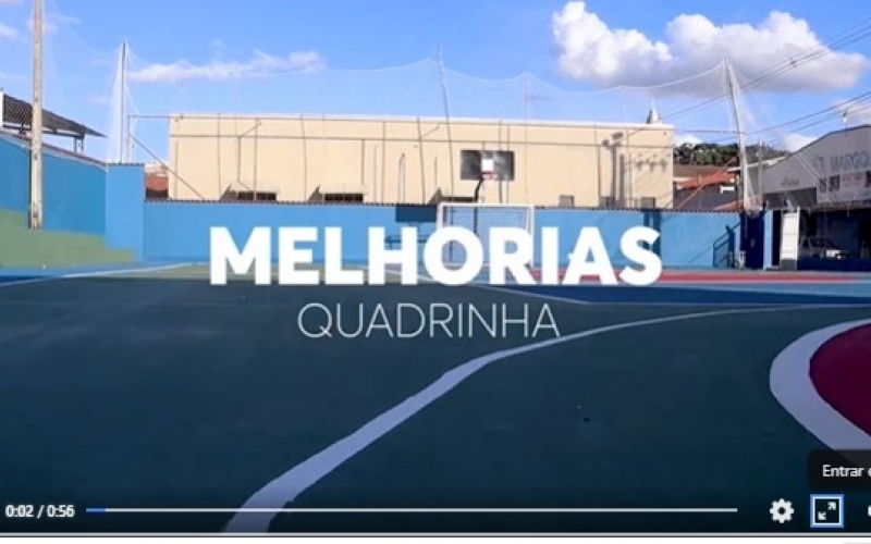 Melhorias na Quadrinha do município.