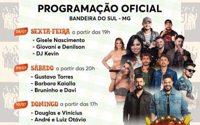 Abrimos as porteiras para esse arraiá...