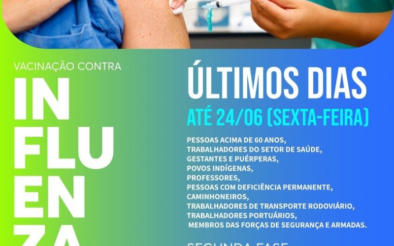 CAMPANHA DE VACINAÇÃO CONTRA A GRIPE