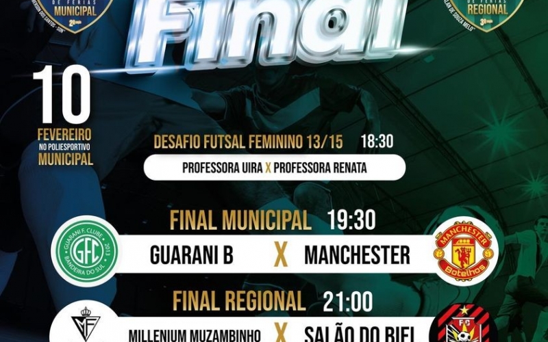 CAMPEONATO DE FUTSAL DE FÉRIAS
