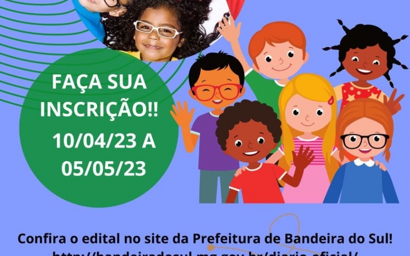 INSCRIÇÕES ABERTAS 