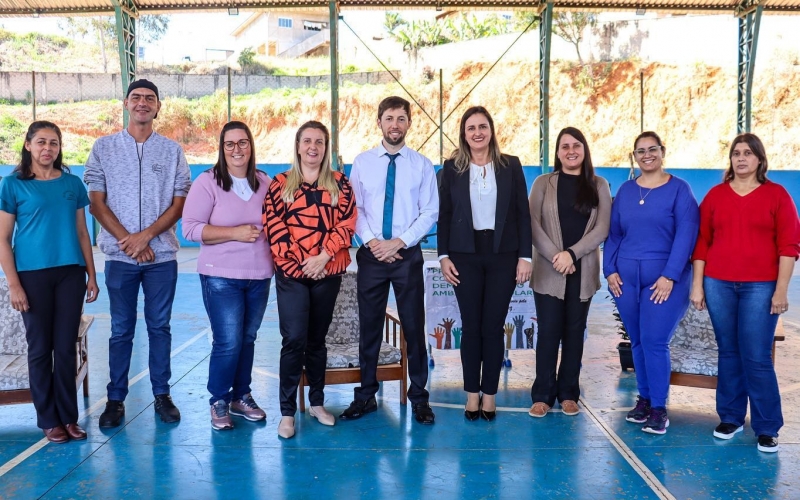 Visita do Juiz na escola
