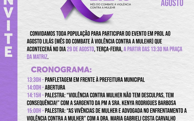 AGOSTO LILÁS 