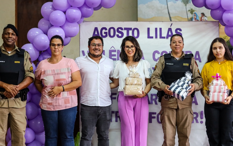 ENCERRAMENTO AGOSTO LILÁS 