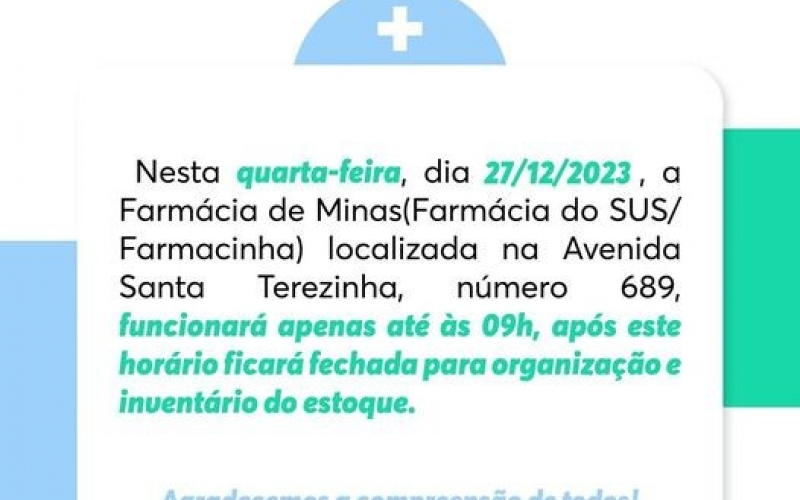 COMUNICADO SAÚDE