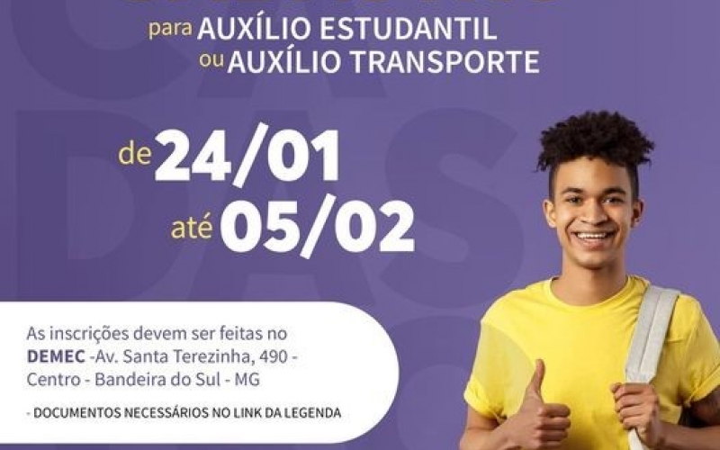 AUXÍLIOS TRANSPORTE E ESTUDANTIL