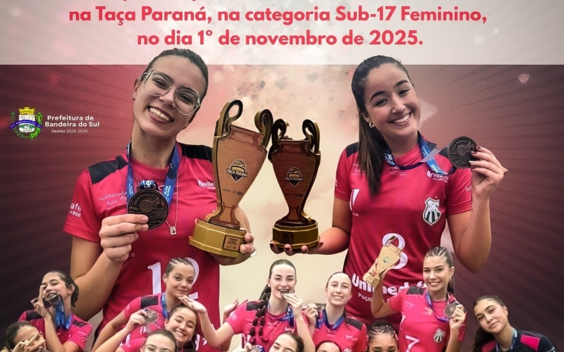 Parabéns às atletas bandeirasulenses Monique e Isabela! 