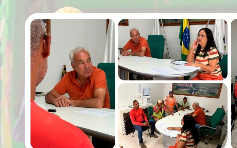 Mais um dia de trabalho sério em Bandeira do Sul! 