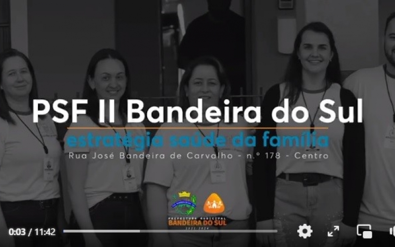 INAUGURAÇÃO DO PSF 